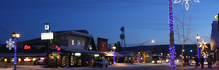 West Yellowstone Night